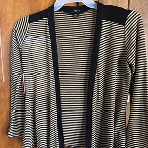 Metaphor Black and Beige Cardigan